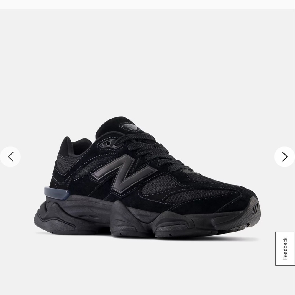 New Balance Black and Gray Sneakers